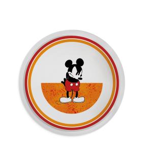 Pizza Plate Mickey I am Mickey orange