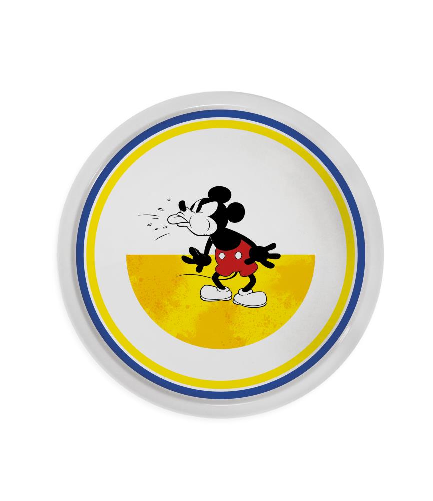 Pizza Plate Mickey I am Mickey yellow