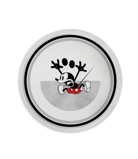 Pizza Plate Mickey I am Mickey grey