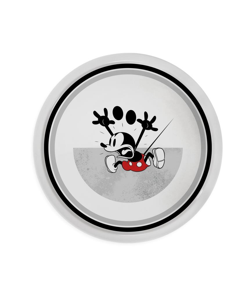 Pizza Plate Mickey I am Mickey grey