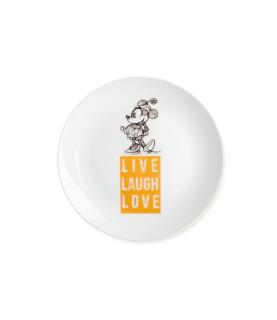Plate Minnie Live Laugh Love Orange