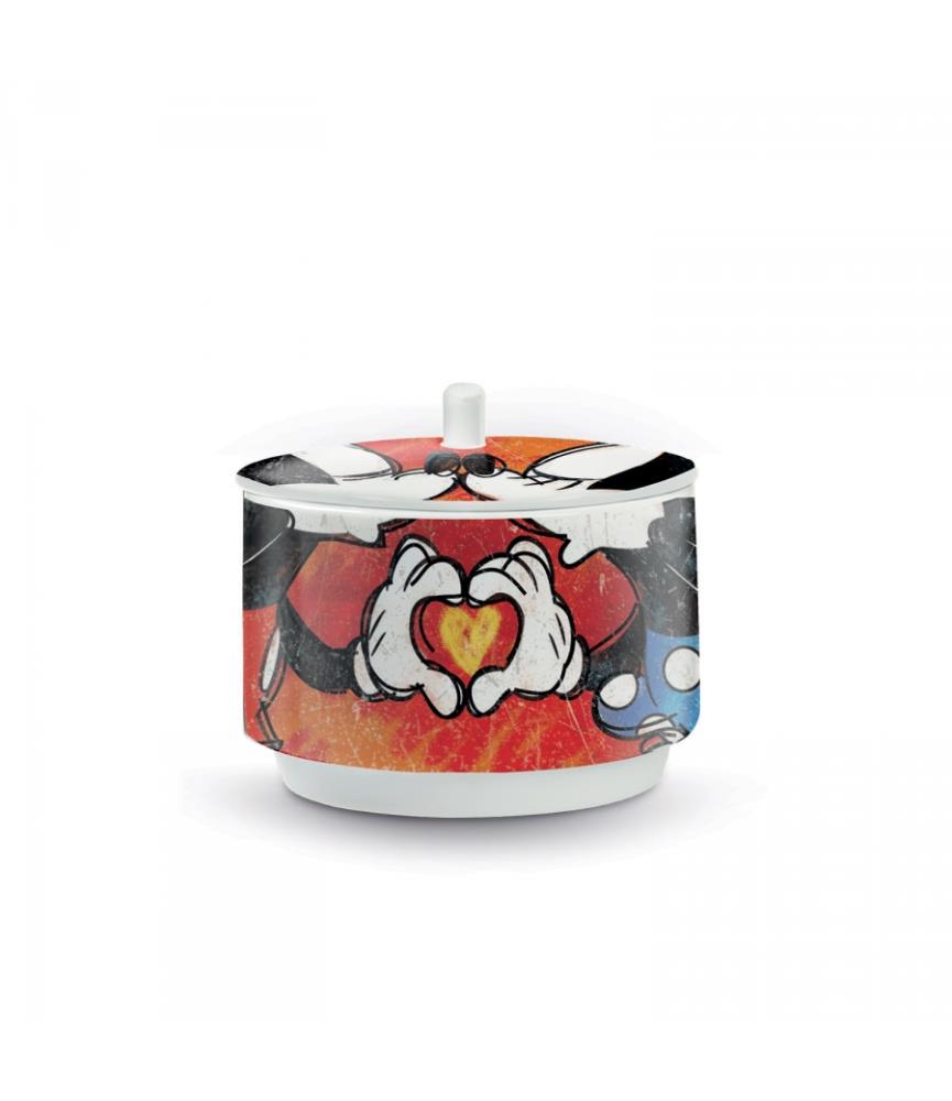 Mickey Mouse Sugar Bowl Love Red