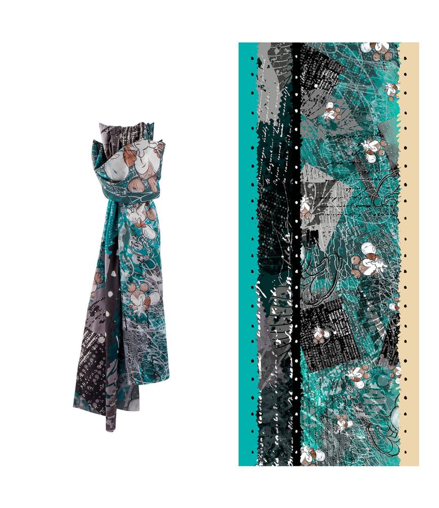 Scarf Color Fun Turchese