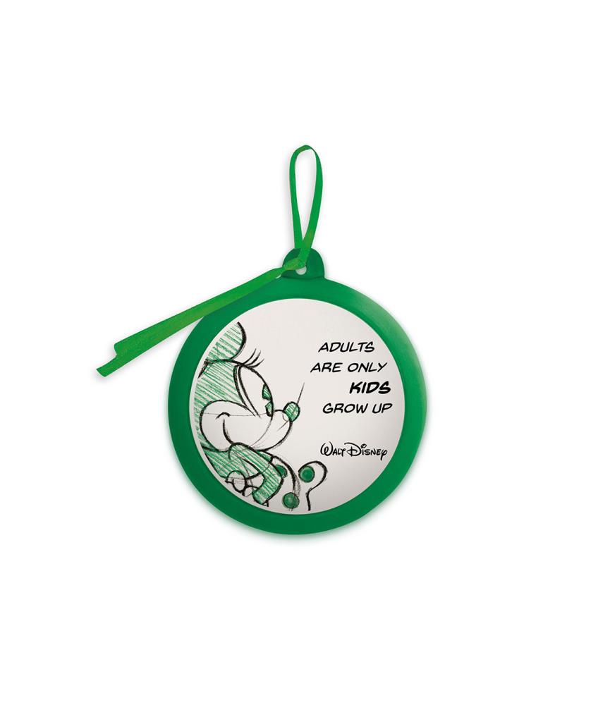 Formella (medium tile) Minnie Live Laugh Love Green
