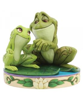Amourous Amphibians: Tiana and Naveen as Frogs