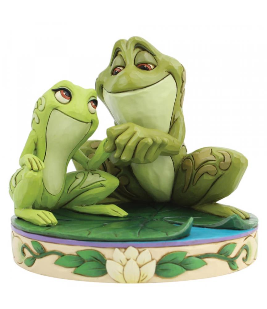 Amourous Amphibians: Tiana and Naveen as Frogs