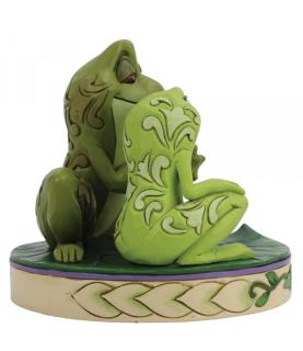 Amourous Amphibians: Tiana and Naveen as Frogs