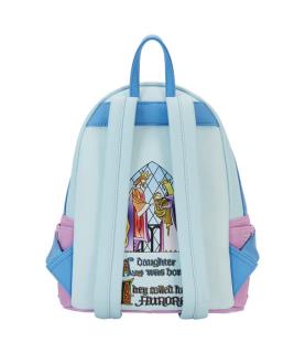 Loungefly Mini Backpack - Stained Glass Castle - Sleeping Beauty