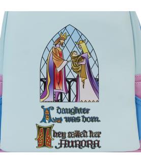 Loungefly Mini Backpack - Stained Glass Castle - Sleeping Beauty
