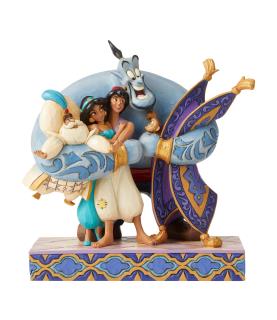Aladdin Group Hug (bearded version) (Signed by Jim Shore)