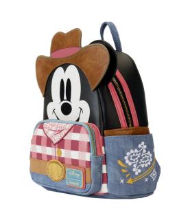 Loungefly Mini Backpack: Western Mickey Mouse