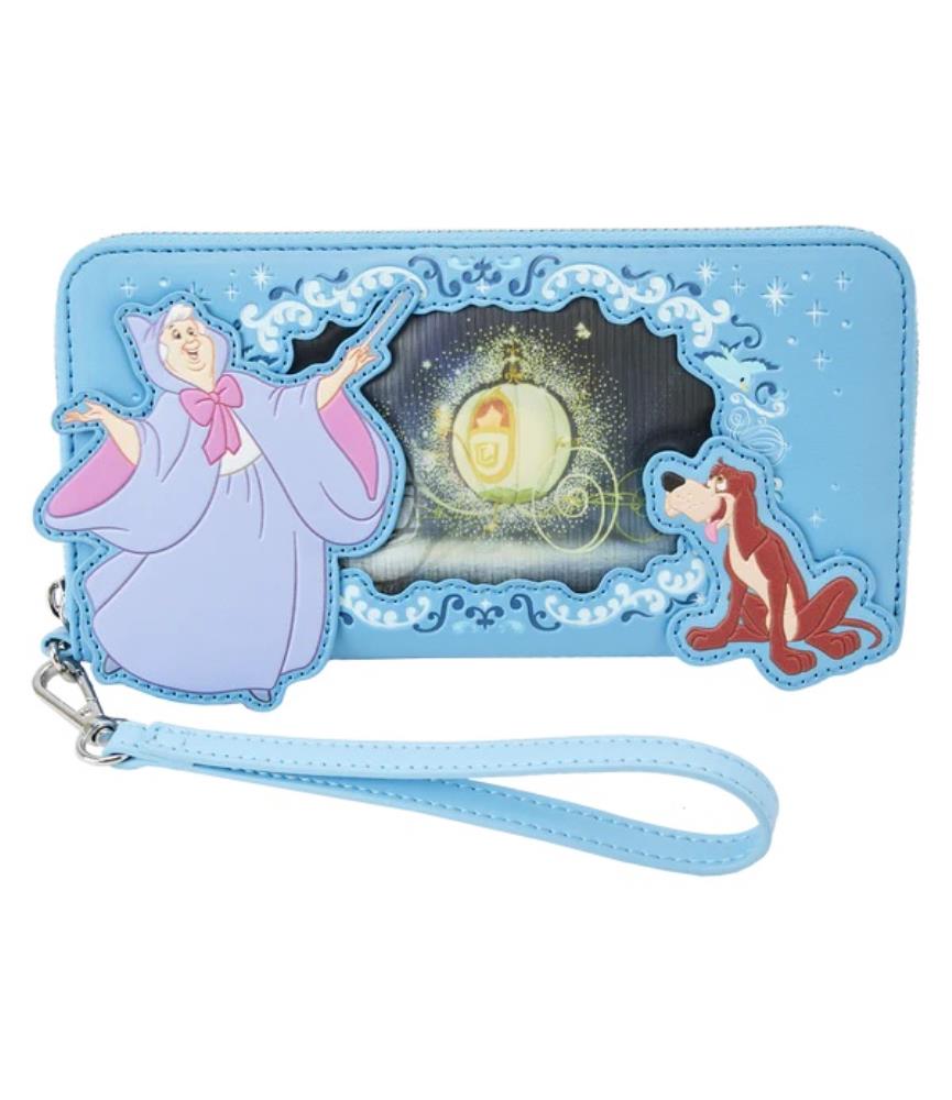 Loungefly Zip Around Wallet: Cinderella Princess Lenticular Series