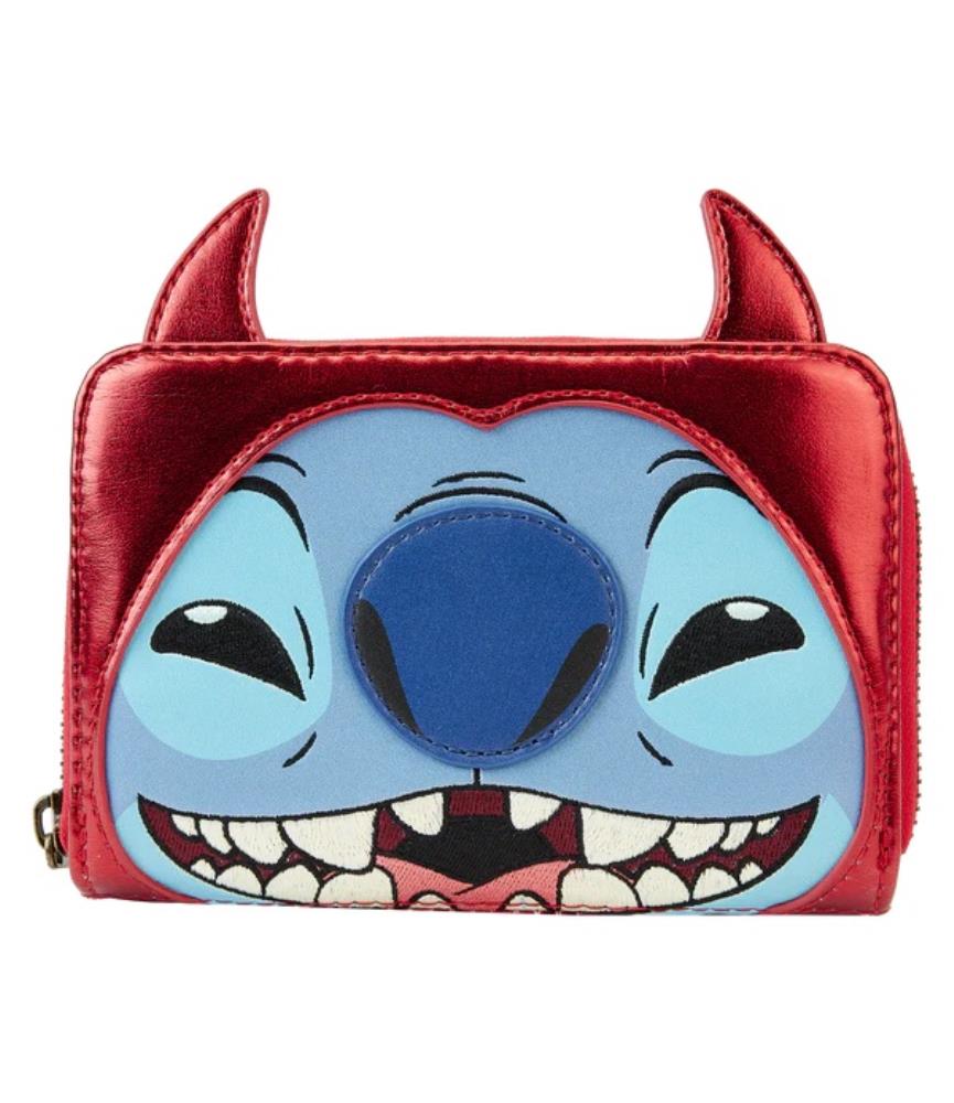 Loungefly Zip Around Wallet: Stitch Devil Cosplay
