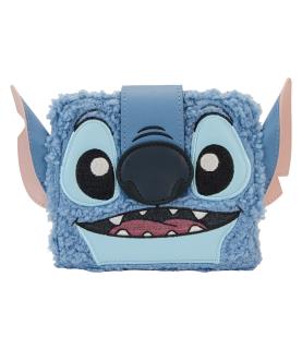 Loungefly Zip Around Wallet: Stitch Plush Bifold