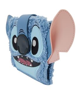 Loungefly Zip Around Wallet: Stitch Plush Bifold