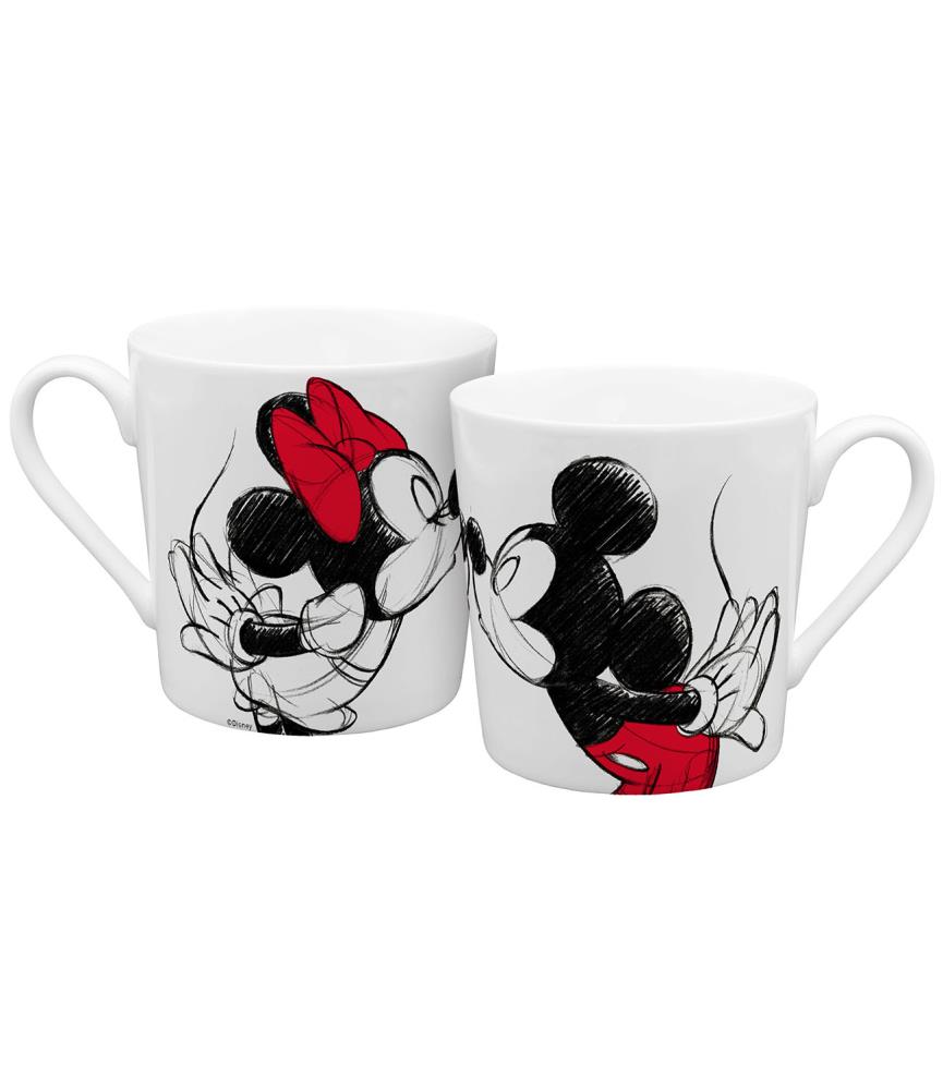 Mickey & Minnie kiss mug 350ml