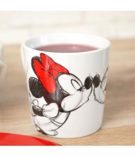 Mickey & Minnie kiss mug 350ml