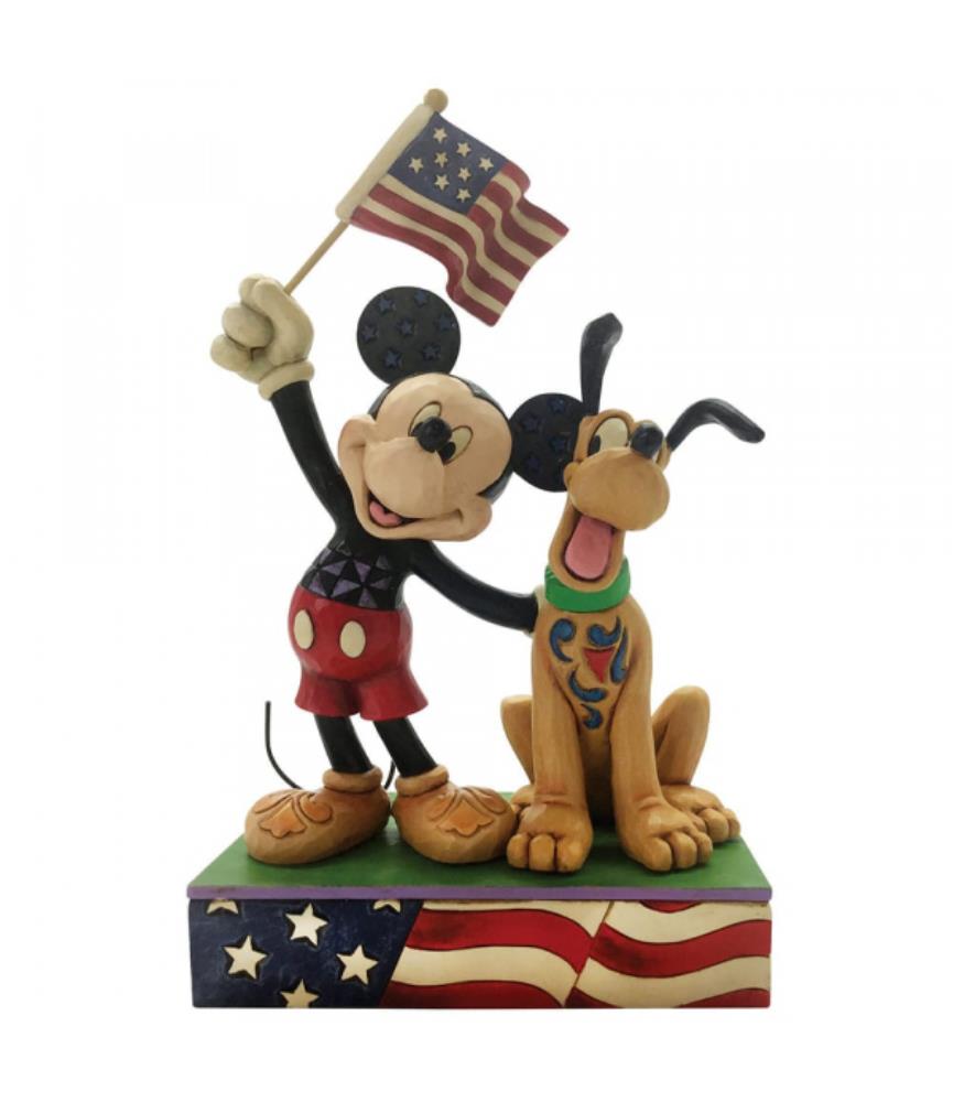 Banner Day: Mickey and Pluto Patriotic