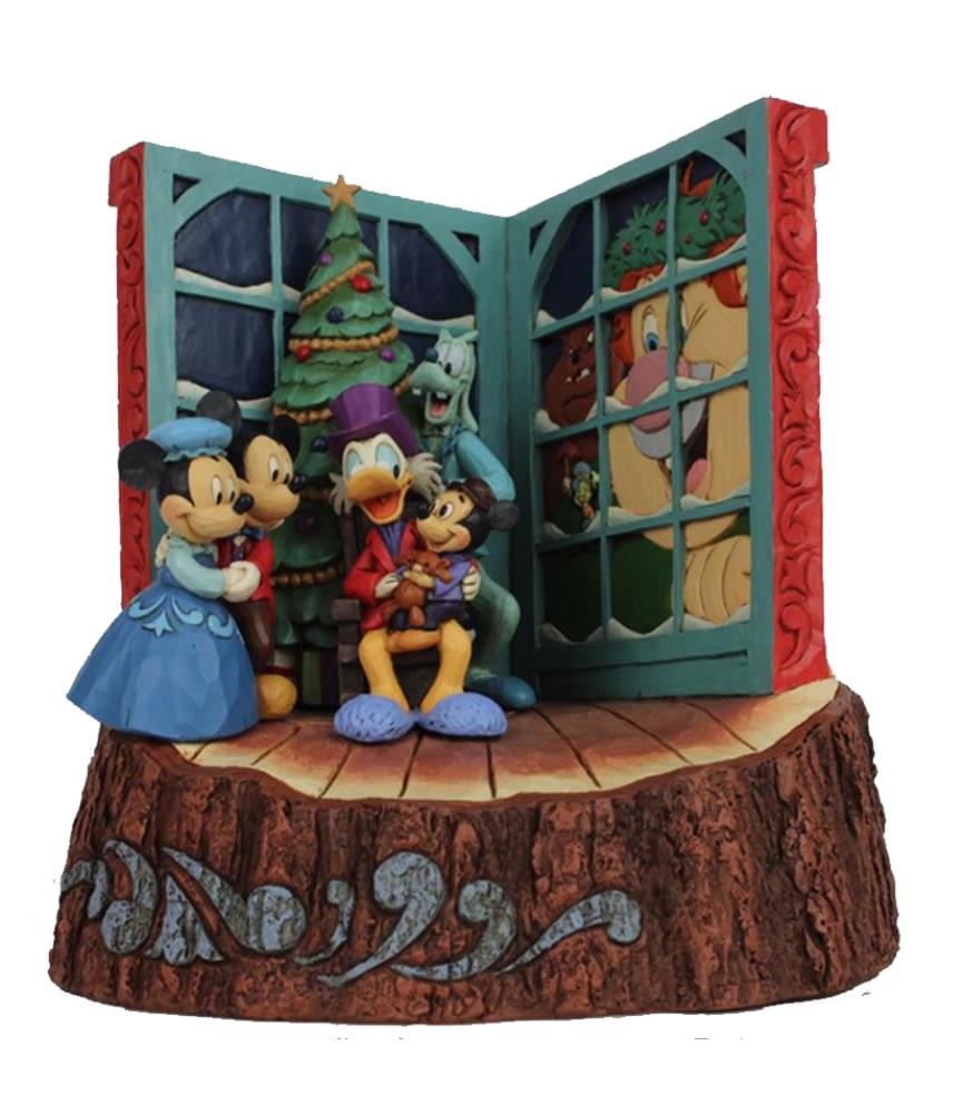 Carved by Heart Mickey Mouse Christmas Carol Figurine