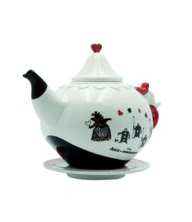 Teapot: Teapot - Alice Queen of Hearts