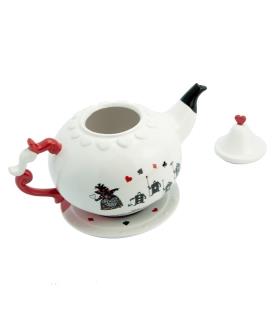 Teapot: Teapot - Alice Queen of Hearts