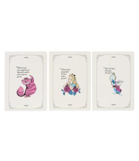 Alice - 3 Pack of Notebooks - Size A5