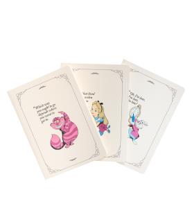 Alice - 3 Pack of Notebooks - Size A5