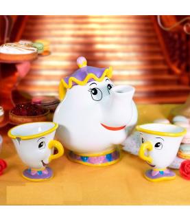 Mrs. Potts and Chip tea set