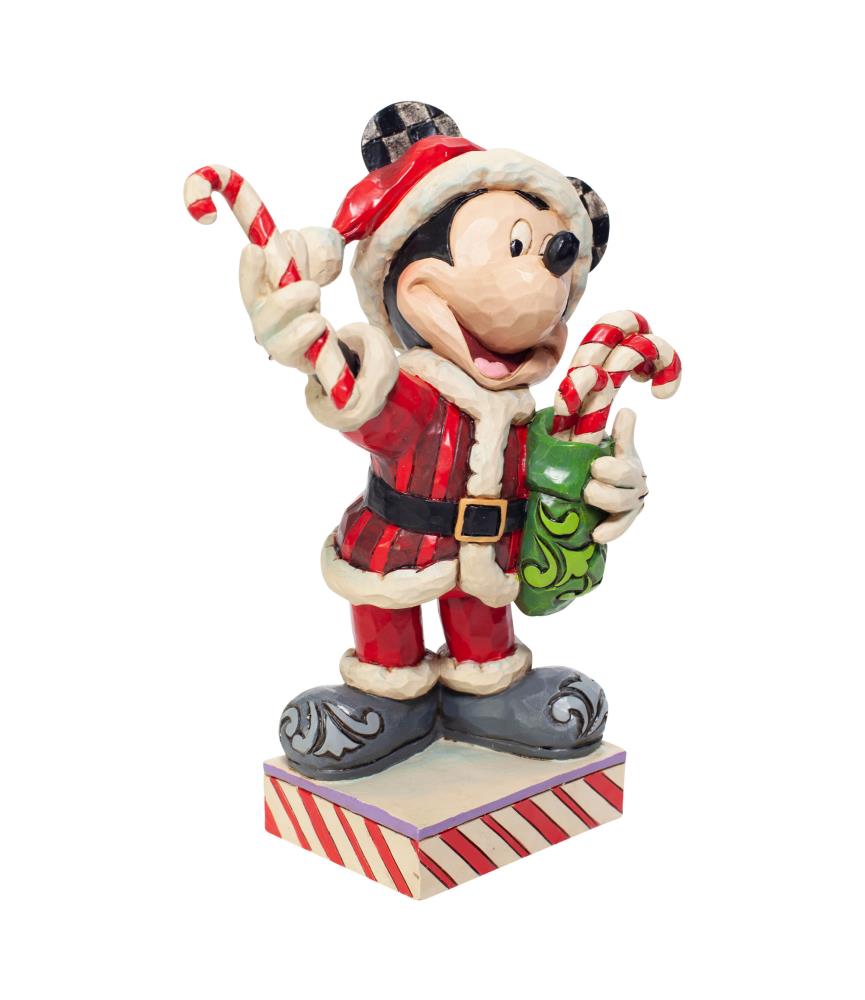 "Peppermint Surprise": Mickey Mouse with Candy Canes
