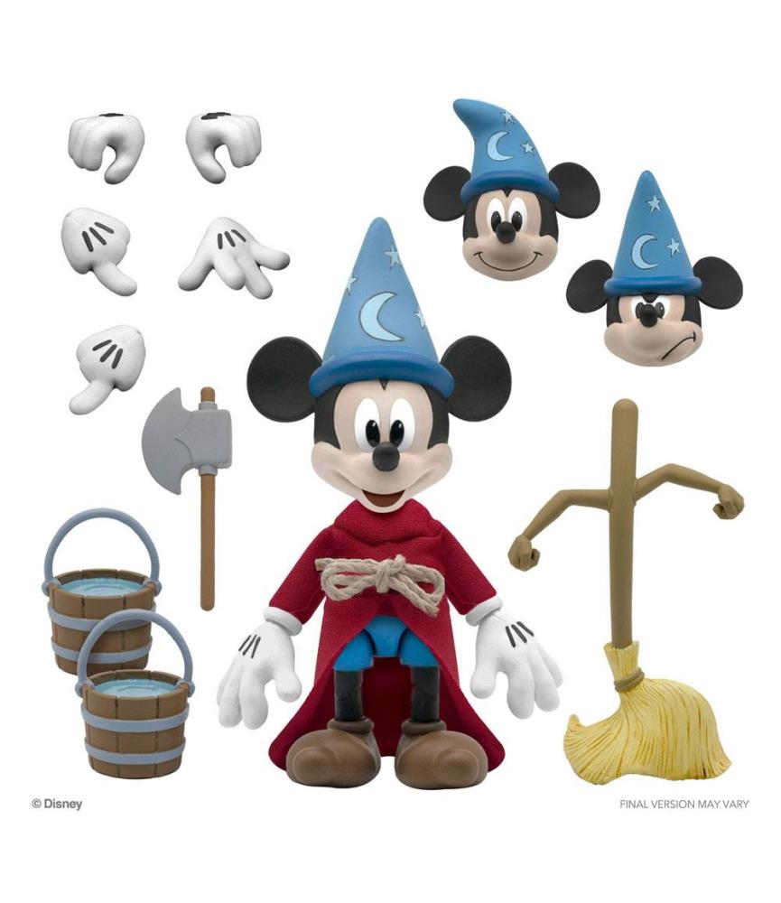 Disney Ultimates Action Figure Sorcerer's Apprentice Mickey Mouse