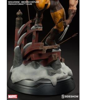 Wolverine Brown Costume Premium Format Statue