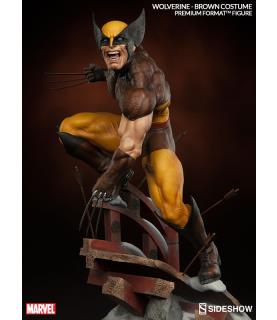 Wolverine Brown Costume Premium Format Statue