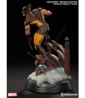 Wolverine Brown Costume Premium Format Statue