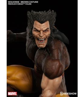 Wolverine Brown Costume Premium Format Statue