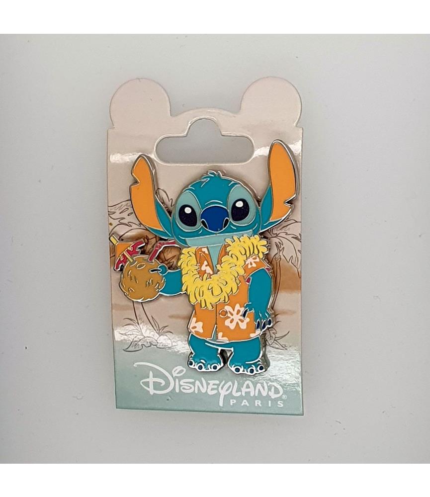 DLP - Stitch - Hawaiian Shirt and Coconut Drink - Lilo and Stitch