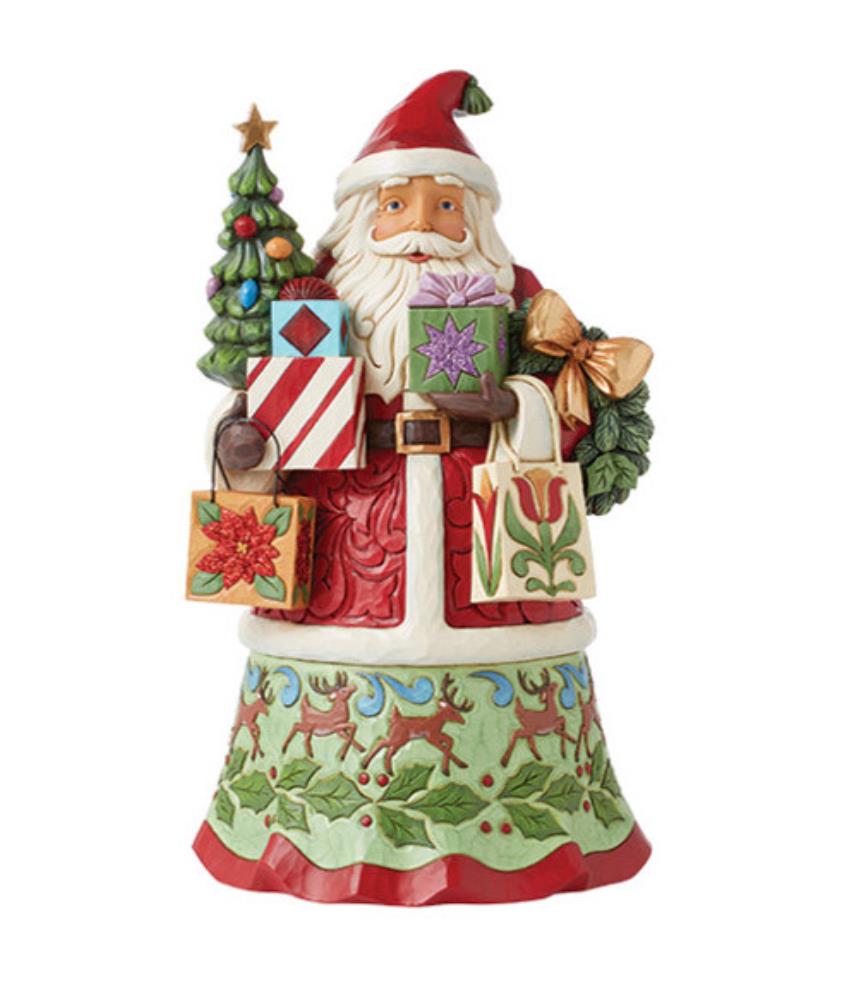 Santa with Gifts Figurine - First Edition release