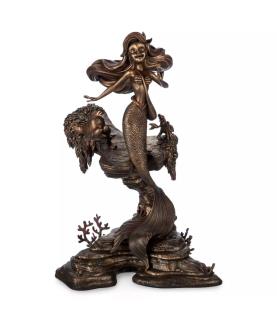 Ariel Light-Up Bronze-Toned Figure, The Litttle Mermaid