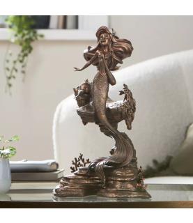 Ariel Light-Up Bronze-Toned Figure, The Litttle Mermaid