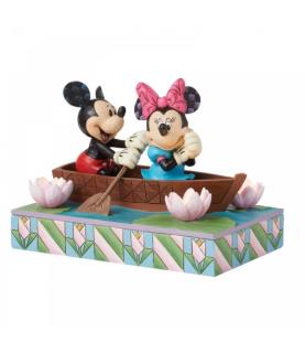 Row-mance is in the Air (Mickey & Minnie in Rowboat Light Up Figurine)