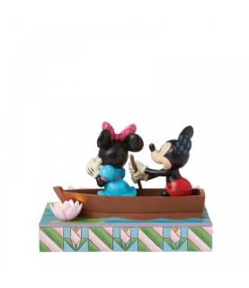Row-mance is in the Air (Mickey & Minnie in Rowboat Light Up Figurine)