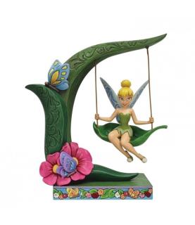 Suspended in Springtime Magic (Tinkerbell on Swing Figurine)