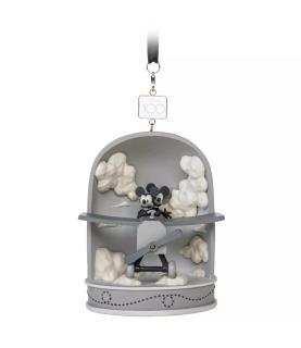 Mickey and Minnie Disney100 Eras Sketchbook Hanging Ornament, Plane Crazy
