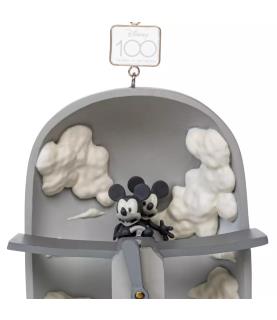 Mickey and Minnie Disney100 Eras Sketchbook Hanging Ornament, Plane Crazy