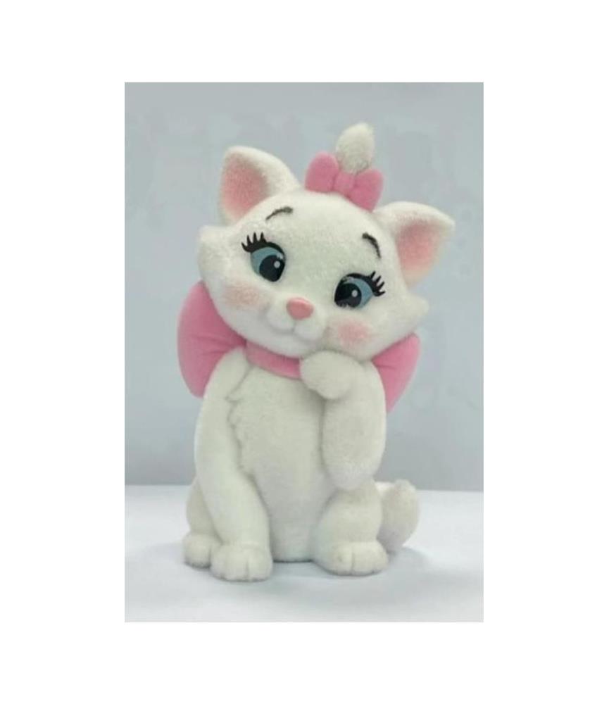 Flocked Marie Figurine