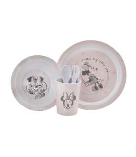 Magical Beginnings 5 Piece Melamine Crockery Set - Minnie Mouse