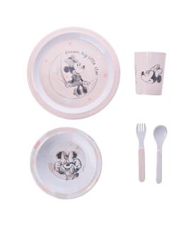Magical Beginnings 5 Piece Melamine Crockery Set - Minnie Mouse