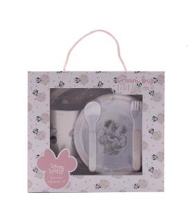Magical Beginnings 5 Piece Melamine Crockery Set - Minnie Mouse