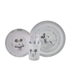 Magical Beginnings 5 Piece Melamine Crockery Set - Mickey Mouse