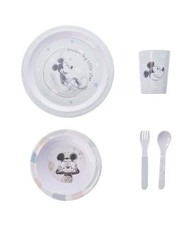 Magical Beginnings 5 Piece Melamine Crockery Set - Mickey Mouse