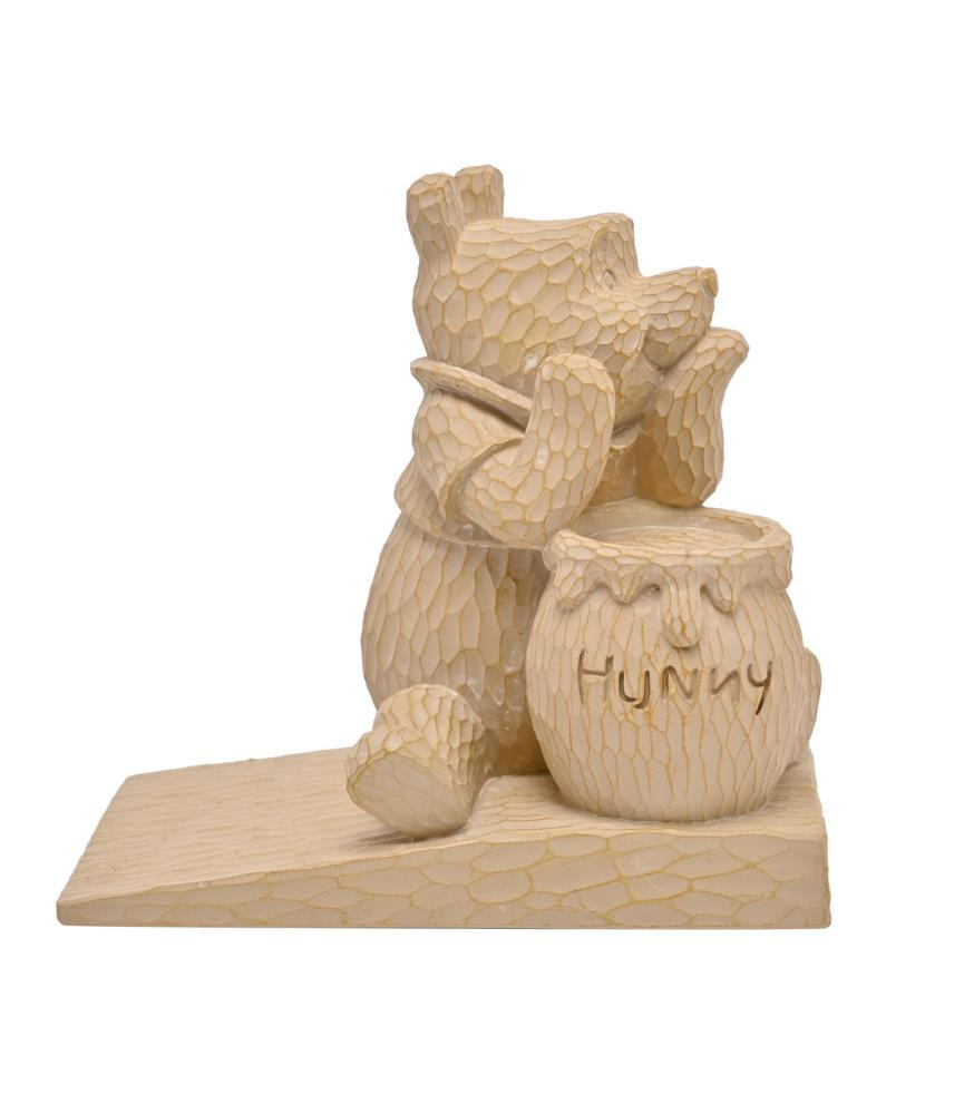 Winnie The Pooh Wood Effect Resin Door Stop